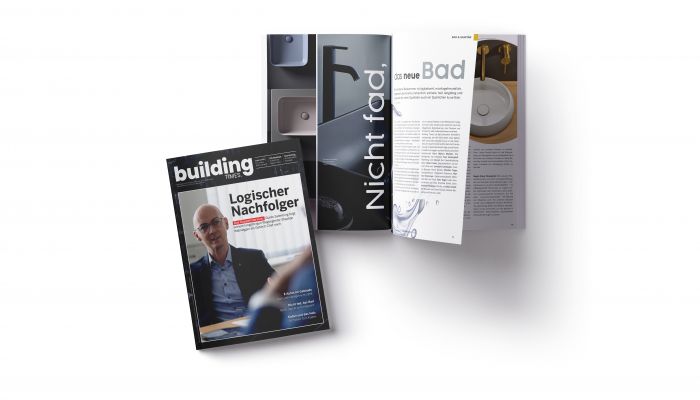 Building Times versteht sich als Plattform für Gebäudetechnik, integrierte Planung, nachhaltiges Bauen und Facility Management.
Unsere Leser sind Architekten, Ingenieure, Fachplaner, Bauträger, Bauherren, Vertreter öffentlicher Stellen und natürlich die führenden Akteure der Branchen Elektrotechnik und Heizung, Klima, Lüftung und Sanitär. Wir analysieren und kommentieren Innovationen und Prozesse für integrierte Planung, nachhaltiges Bauen, Gebäudetechnik und Facility Management und verfolgen die Märkte und ihre Keyplayer.
Das Magazin erscheint zehnmal jährlich und erreicht rund 12.000 Abonnenten. Neben der klassischen Printausgabe, gibt es eine tagesaktuelle OnlinePlattform, einen Newsletter und eine Videoredaktion.